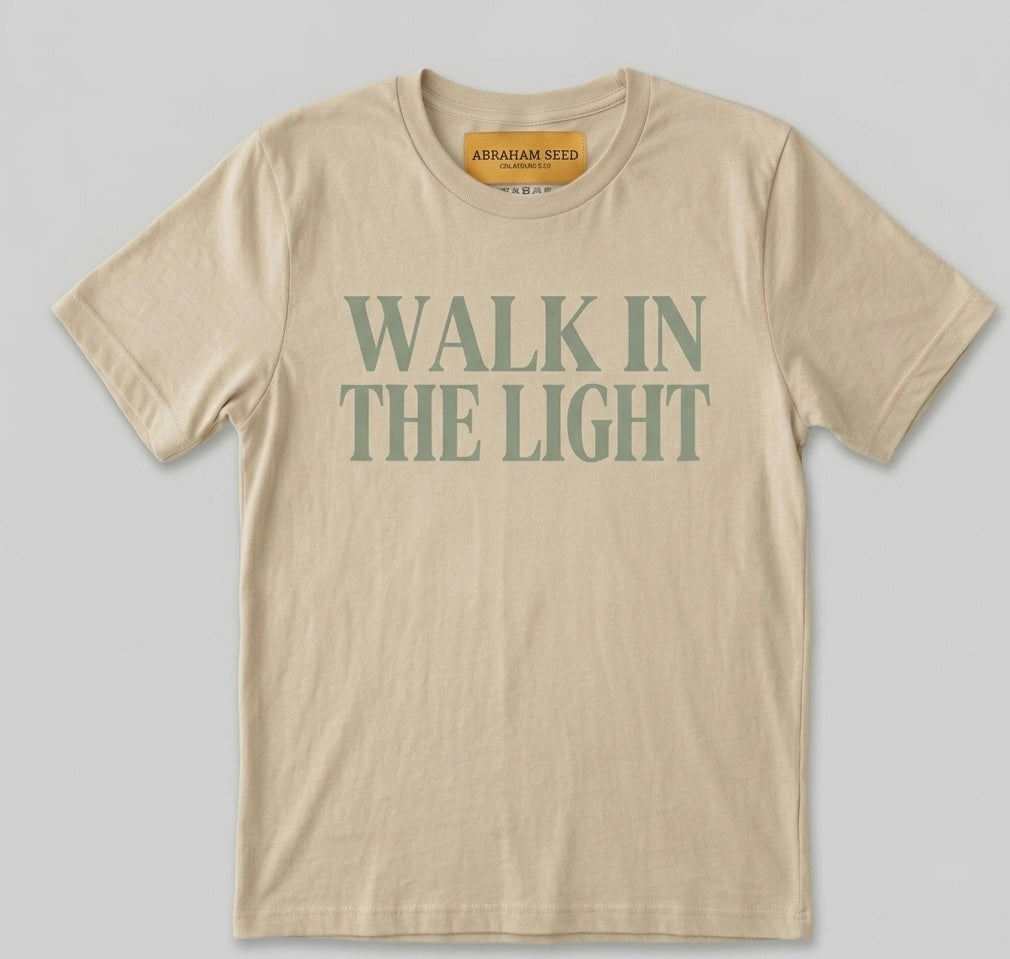 The "Walk In The Light" Jersey Tee