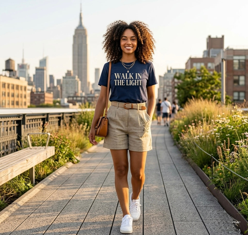 The "Walk In The Light" Jersey Tee