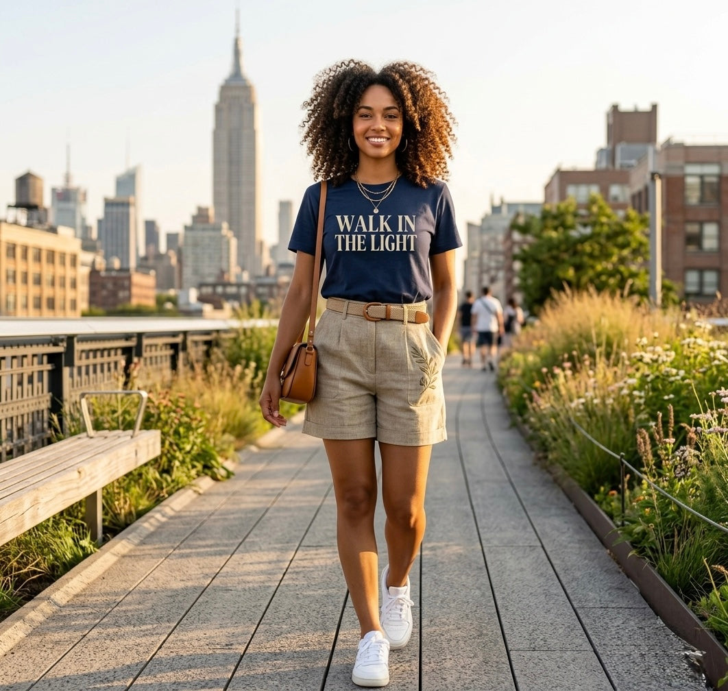 The "Walk In The Light" Jersey Tee